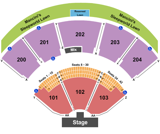 Shoreline Amphitheatre Neil Young Seating Chart